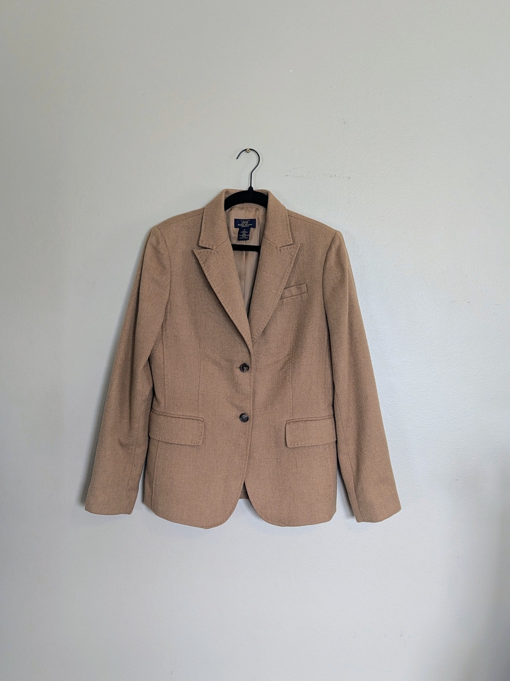 Brooks Brothers 346 100% Camel Hair Blazer in Camel Size 6 Quiet Luxury Office